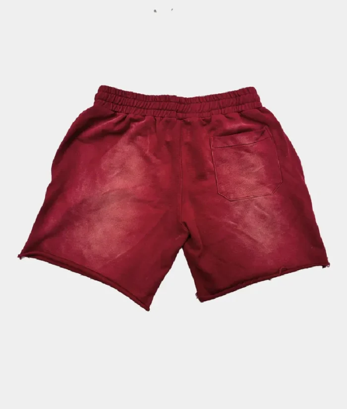 Vertabrae Double Emblem Shorts Red