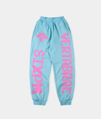 Vertabrae Double Logo Sweatpants Sky Blue