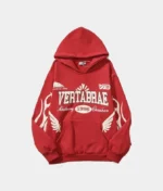 Vertabrae Logo Hoodie Red