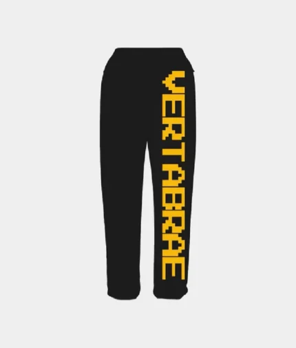 Vertabrae Logo Sweatpants BlackYellow