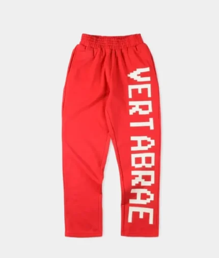 Vertabrae Logo Sweatpants Red